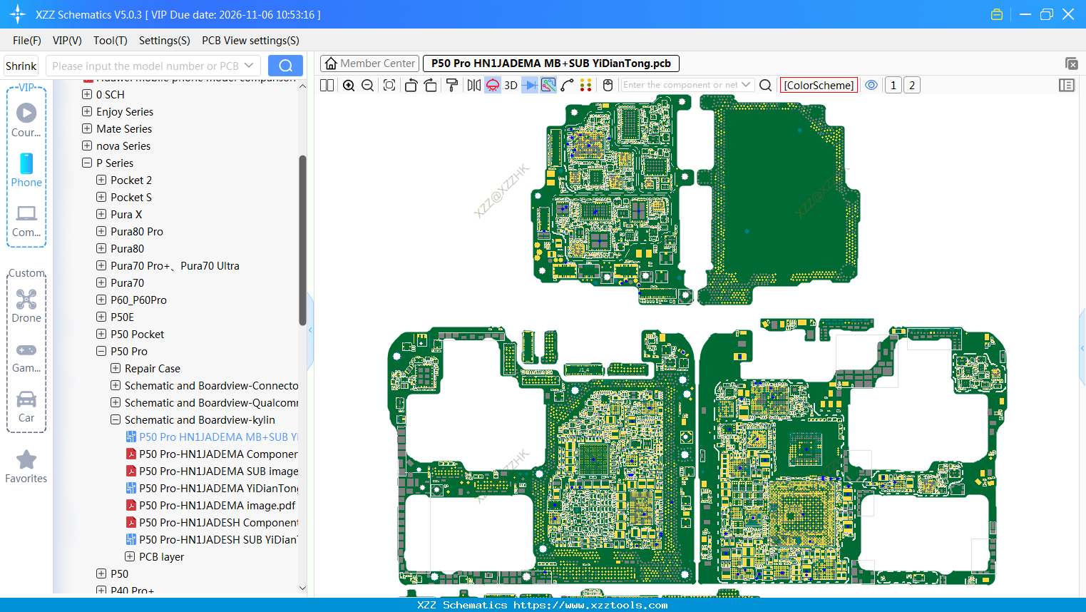 P50 Pro HN1JADEMA MB+SUB bitmap